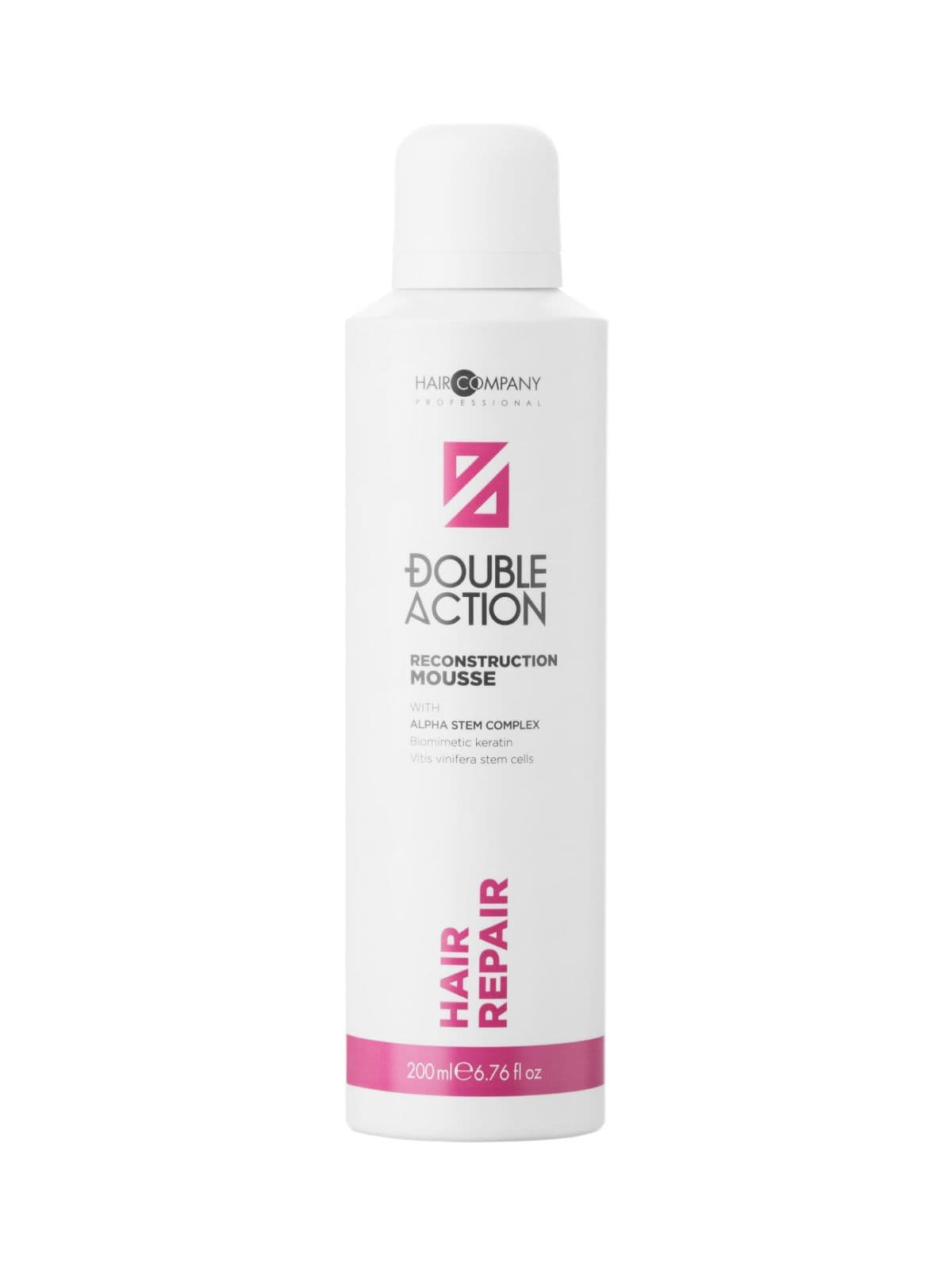 Восстанавливающий мусс "RECONSTRUCTION MOUSSE" DOUBLE ACTION, 200 мл