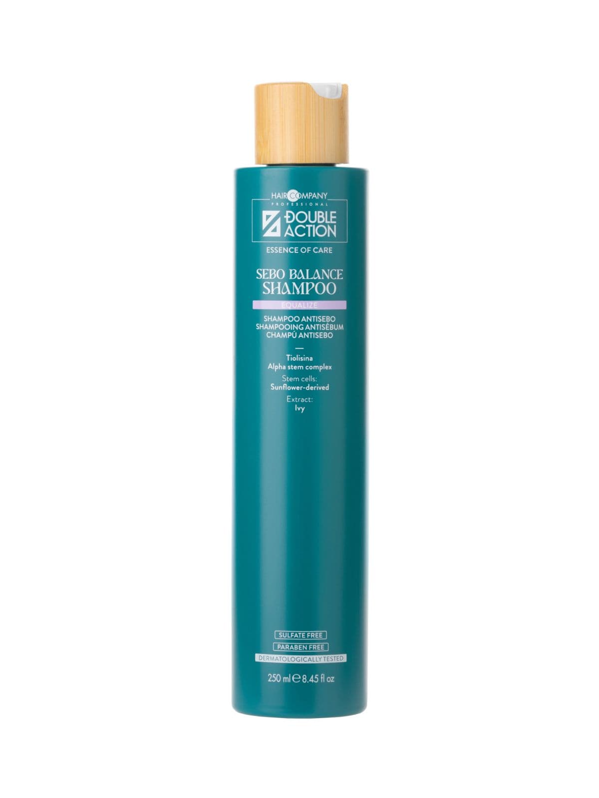 Шампунь, регулирующий работу сальных желез "SEBO BALANCE SHAMPOO" DOUBLE ACTION, 250 мл