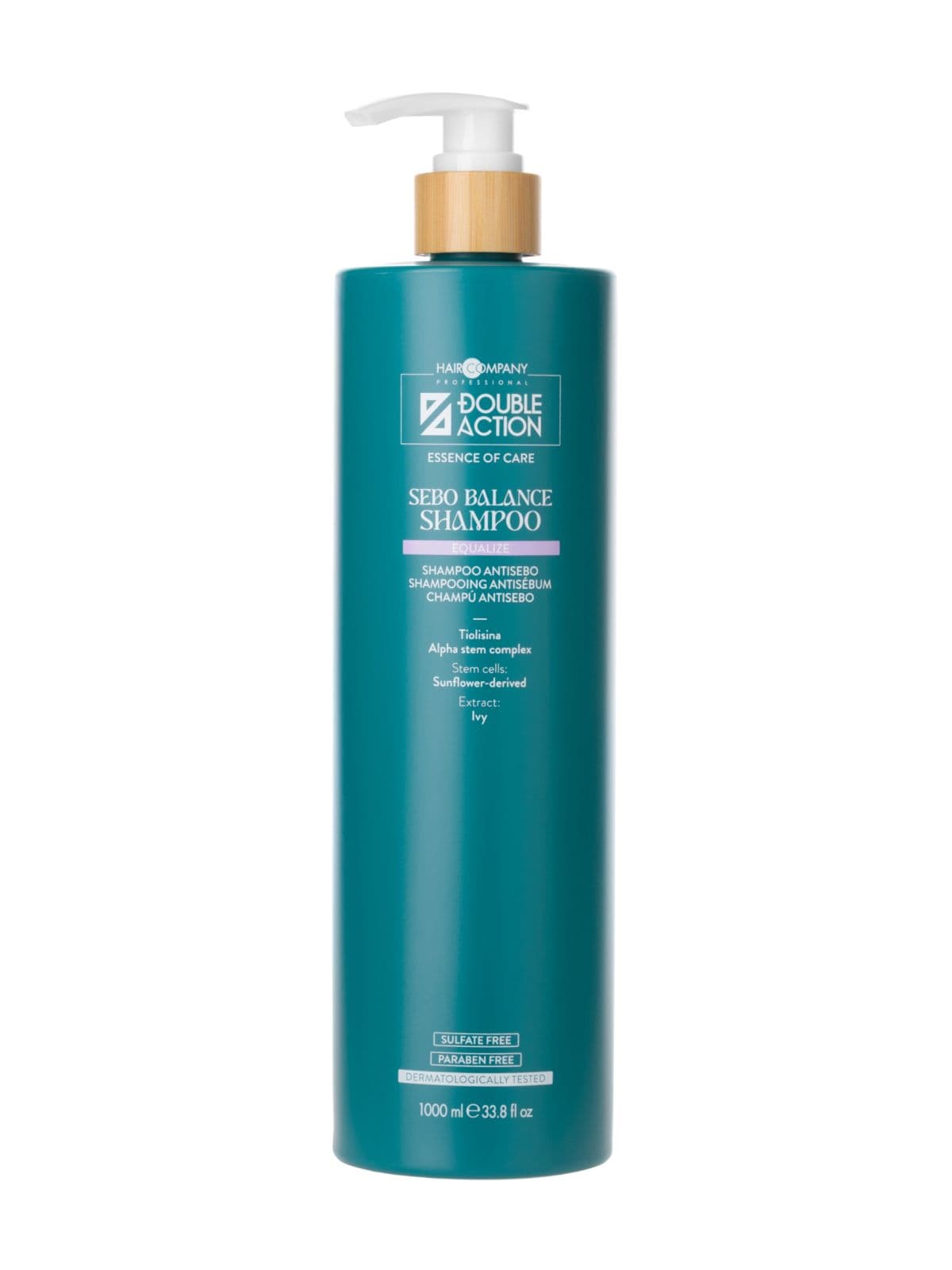 Шампунь, регулирующий работу сальных желез "SEBO BALANCE SHAMPOO" DOUBLE ACTION, 1 000 мл