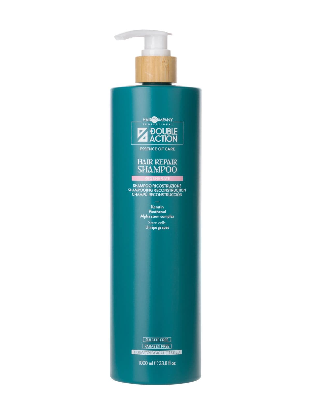 Шампунь восстанавливающий "HAIR REPAIR SHAMPOO" DOUBLE ACTION, 1 000 мл