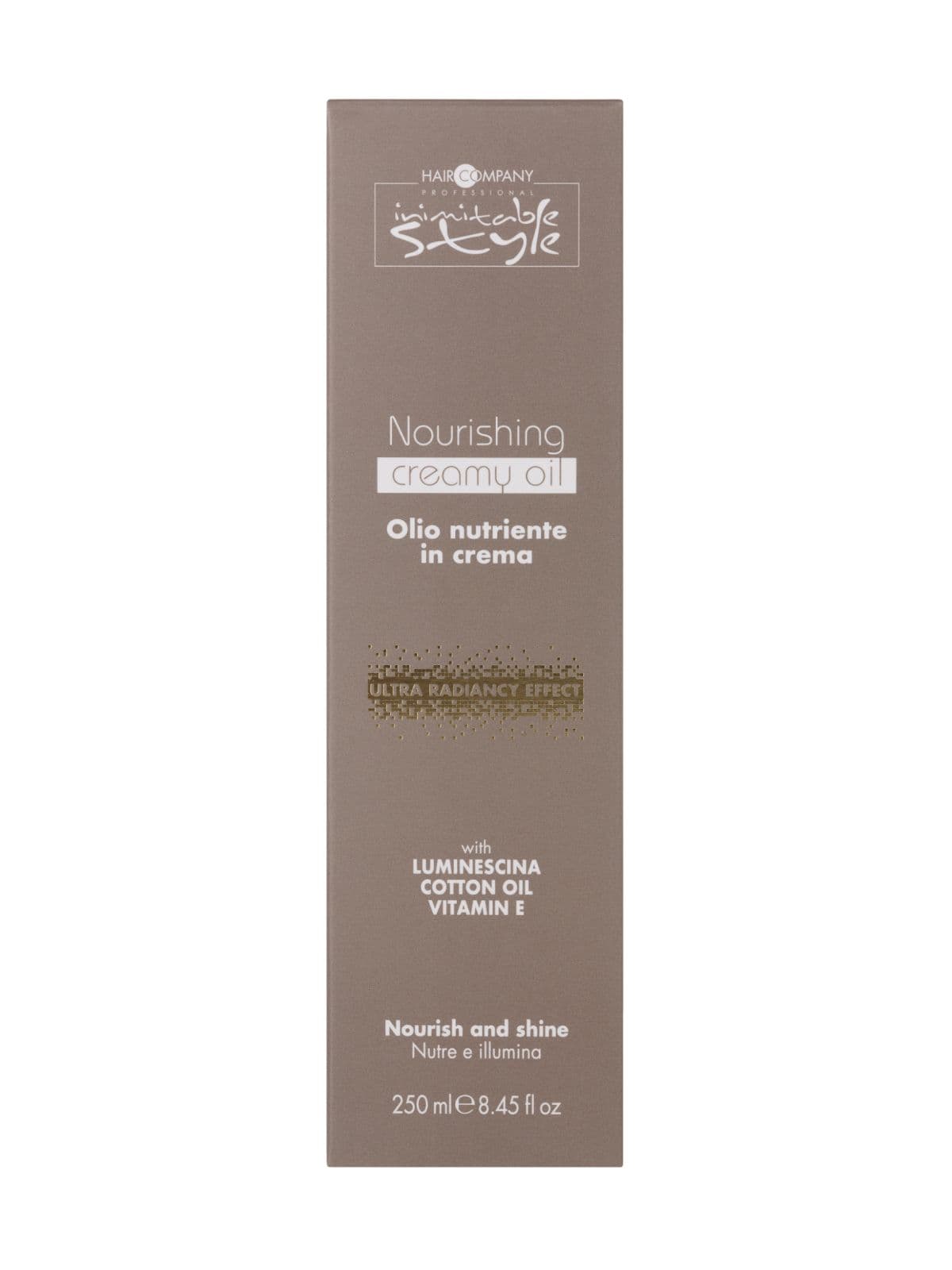 Питательное масло-крем для волос "Nourishing Creamy Oil" INIMITABLE STYLE, 250 мл
