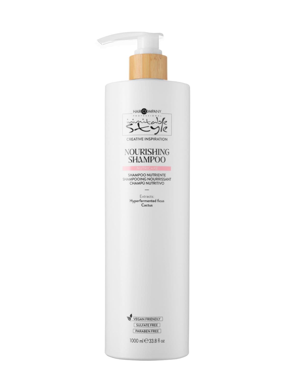 Питательный шампунь для волос "Nourishing Shampoo" INIMITABLE STYLE, 1000 мл