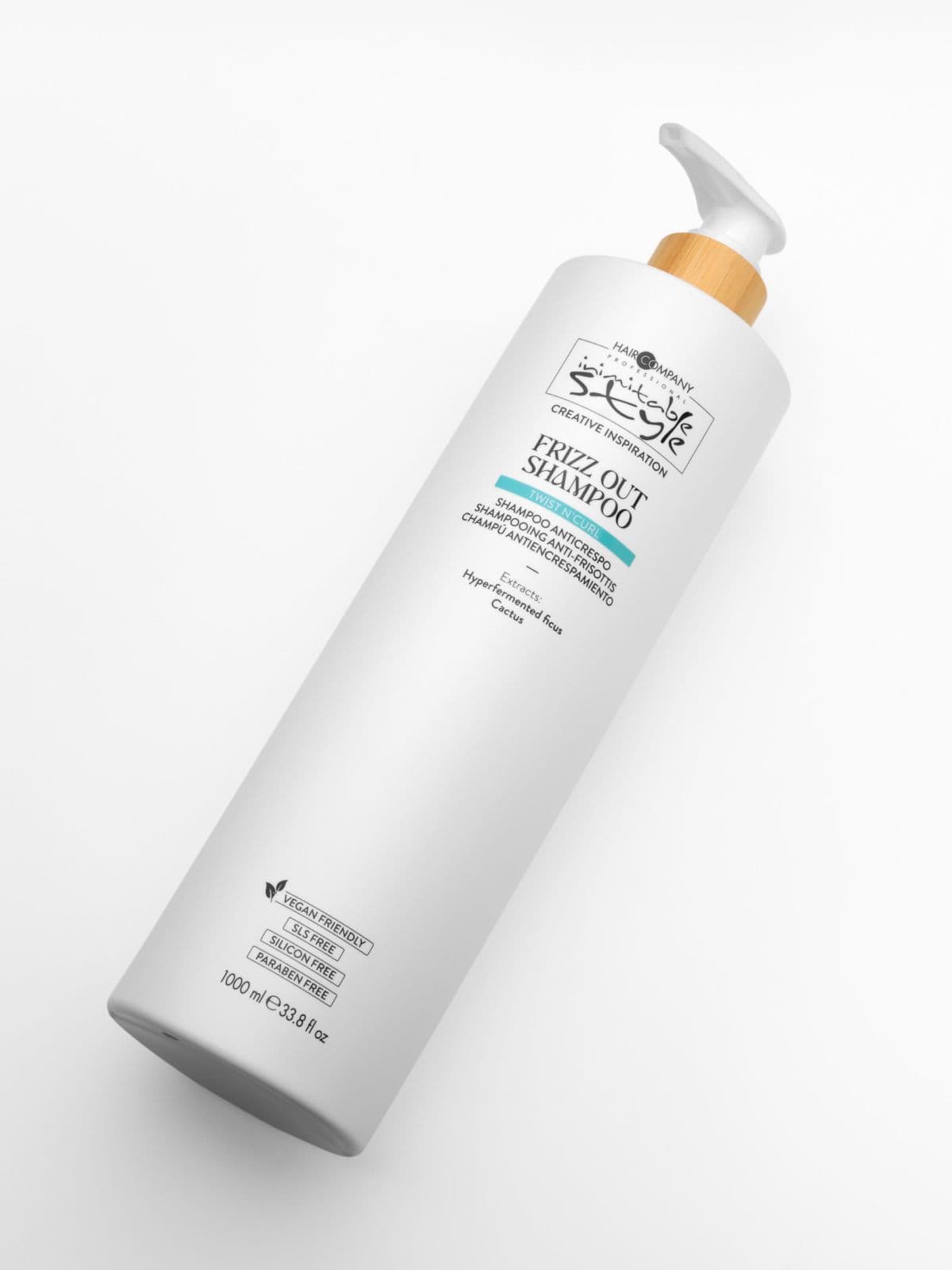 Шампунь против пушистости волос "Frizz Out Shampoo" INIMITABLE STYLE, 1000 мл