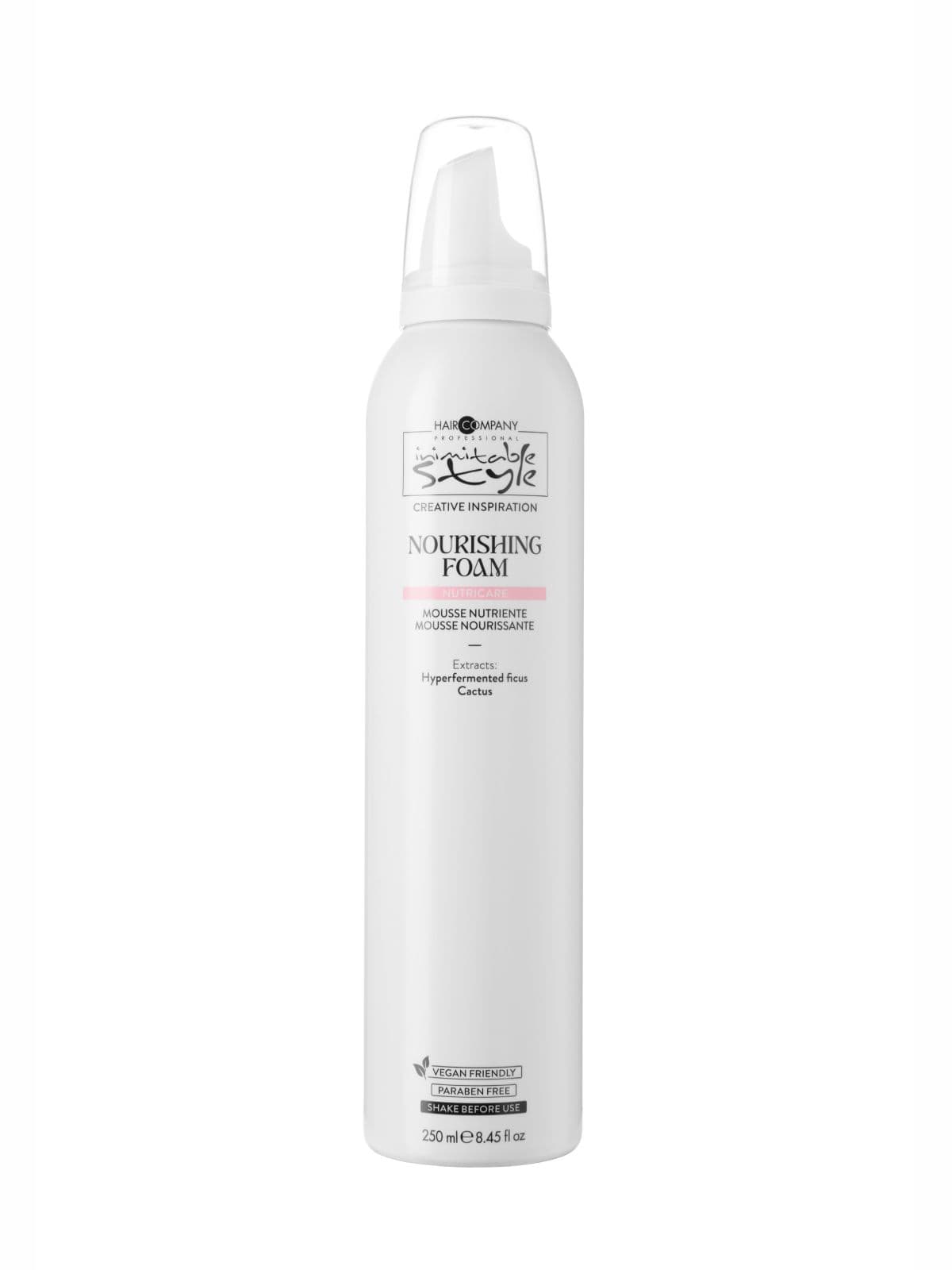 Питательный мусс для волос "Nourishing Foam" INIMITABLE STYLE, 250 мл
