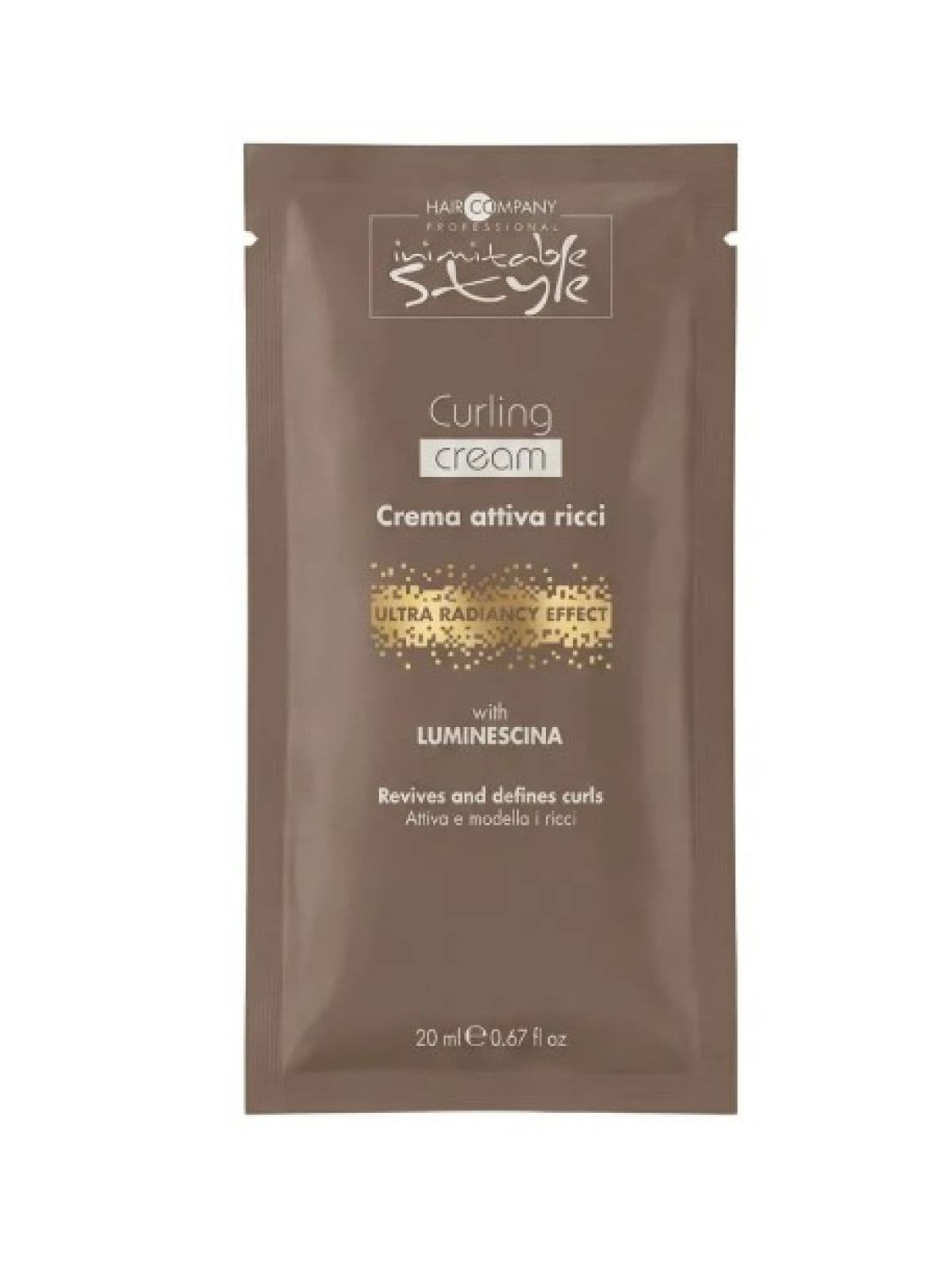 САШЕ Крем для локонов "Curling Cream" INIMITABLE STYLE, 20 мл