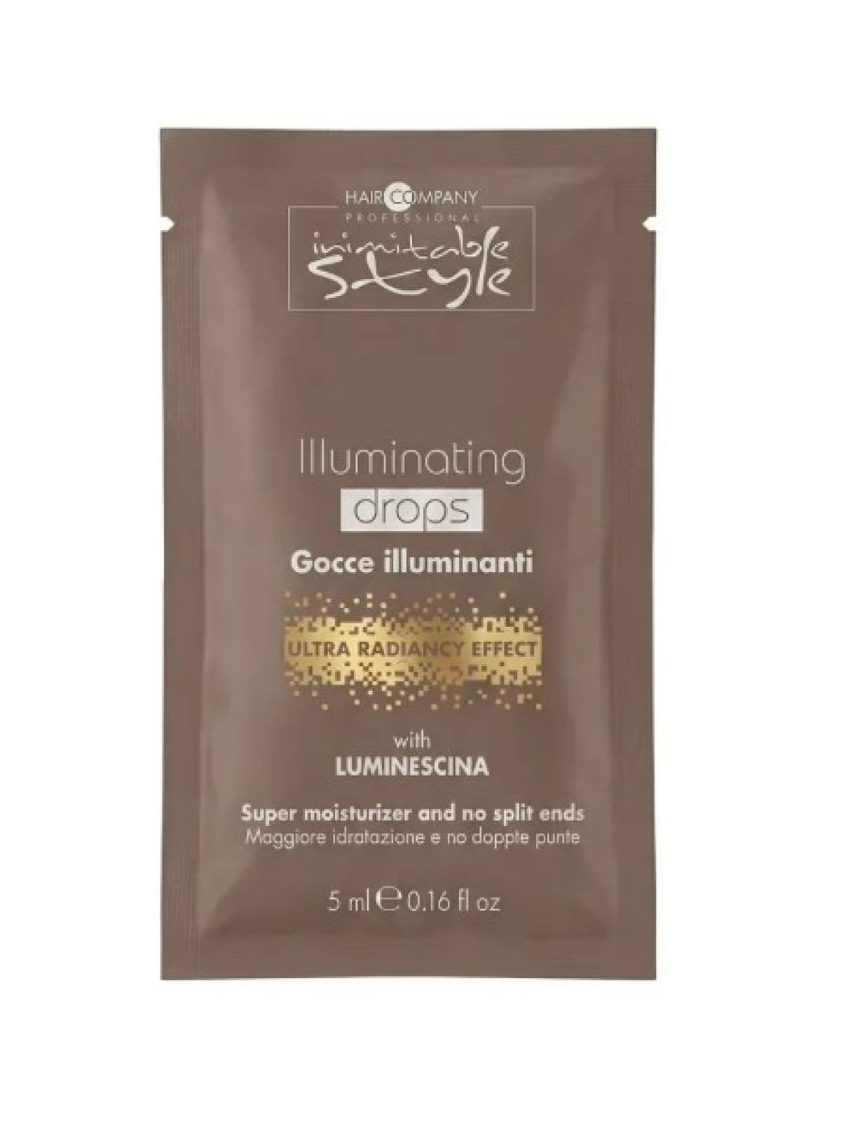 САШЕ Капли, придающие блеск "Illuminating Drops" INIMITABLE STYLE, 5 мл