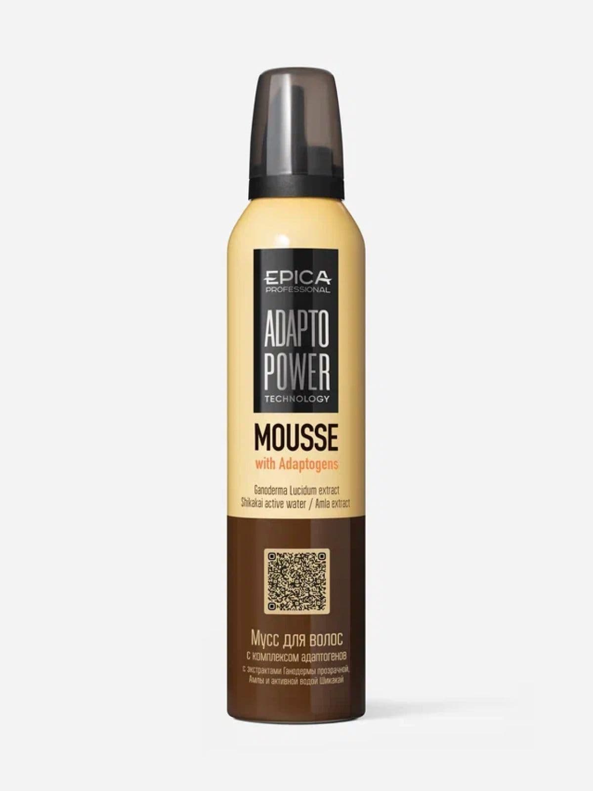 EPICA Professional Мусс для восст. и питания волос с компл. адаптогенов «ADAPTO POWER», 250 мл