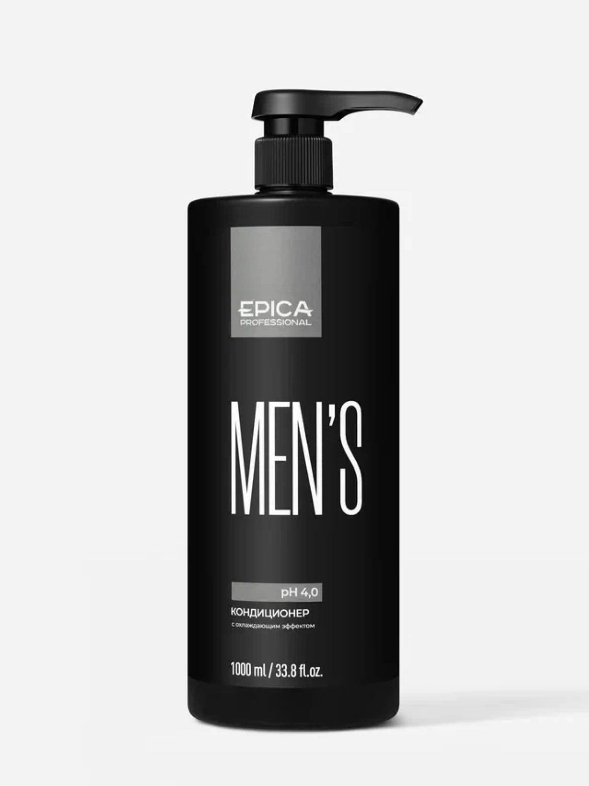 1000мл FOR MEN Мужской кондиционер с охл эффектом, маслом апельсина и экстрактом бамбука - Epica