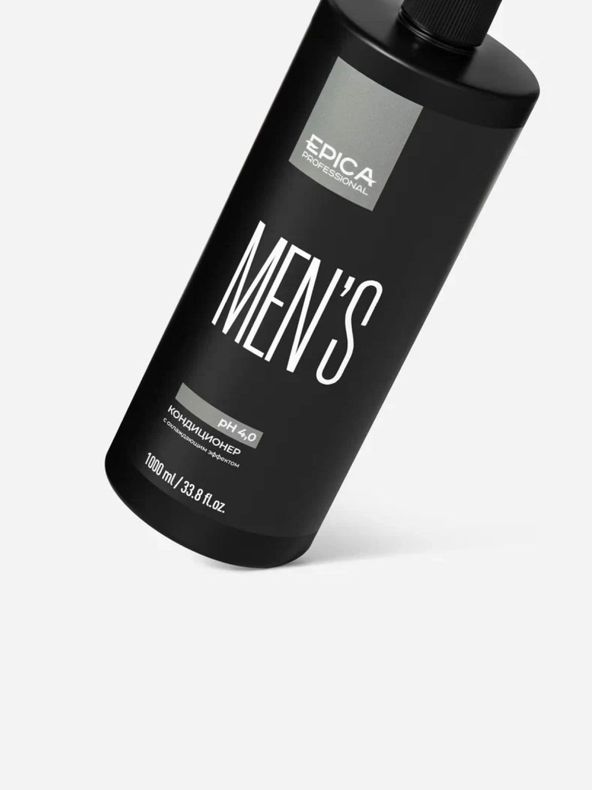 1000мл FOR MEN Мужской кондиционер с охл эффектом, маслом апельсина и экстрактом бамбука - Epica