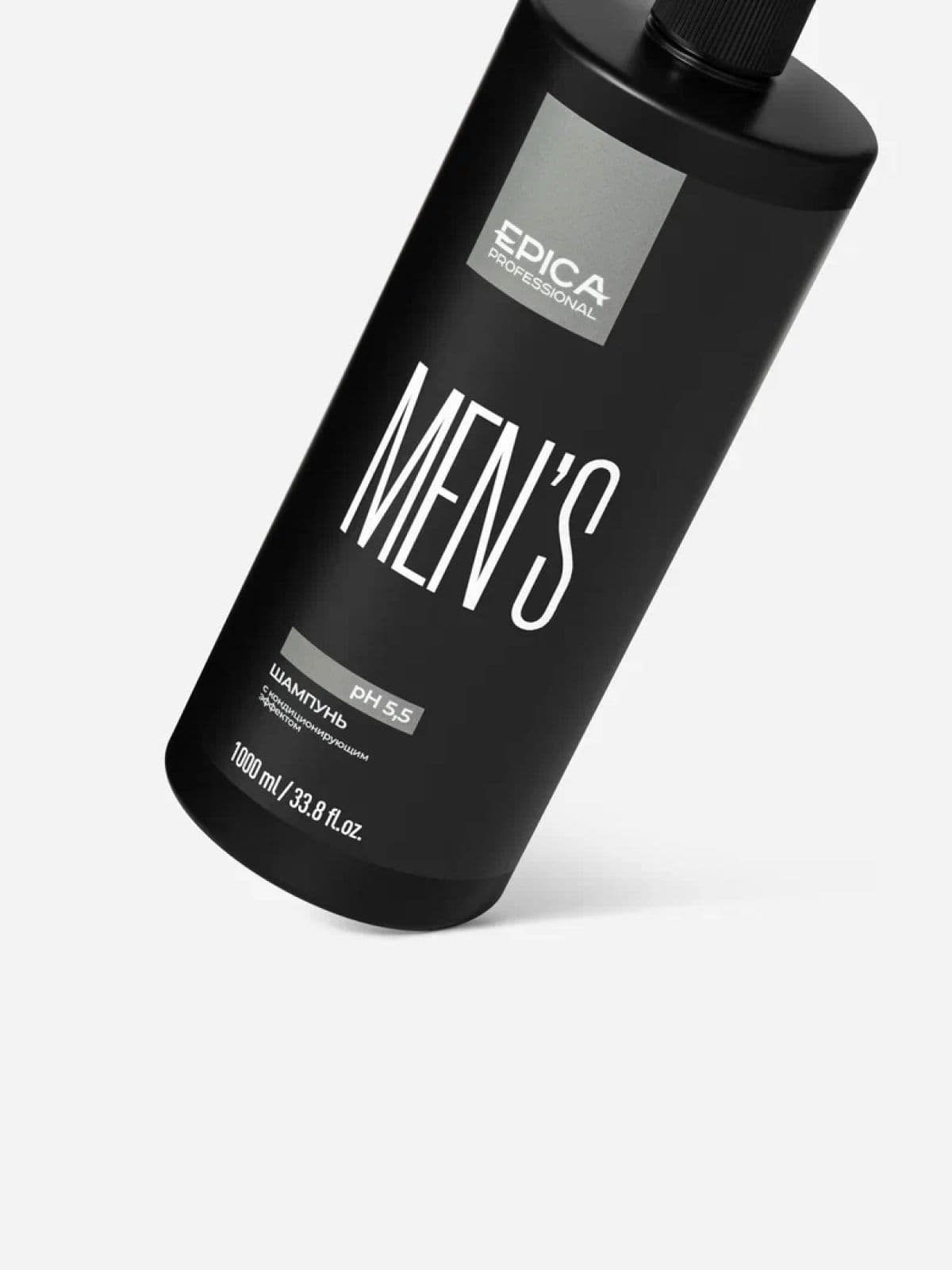 1000мл FOR MEN Мужской шампунь с маслом апельсина и экстрактом бамбука - Epica