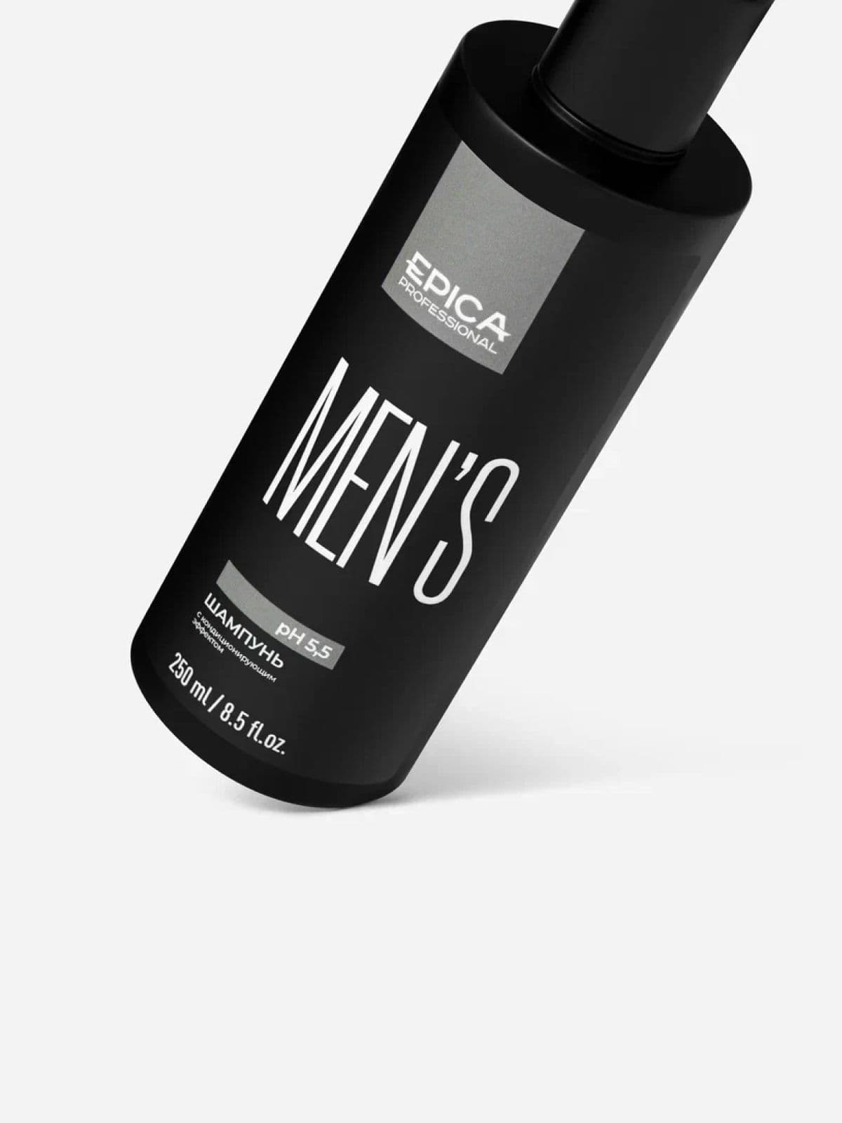 250 мл FOR MEN Мужской шампунь с маслом апельсина и экстрактом бамбука - Epica