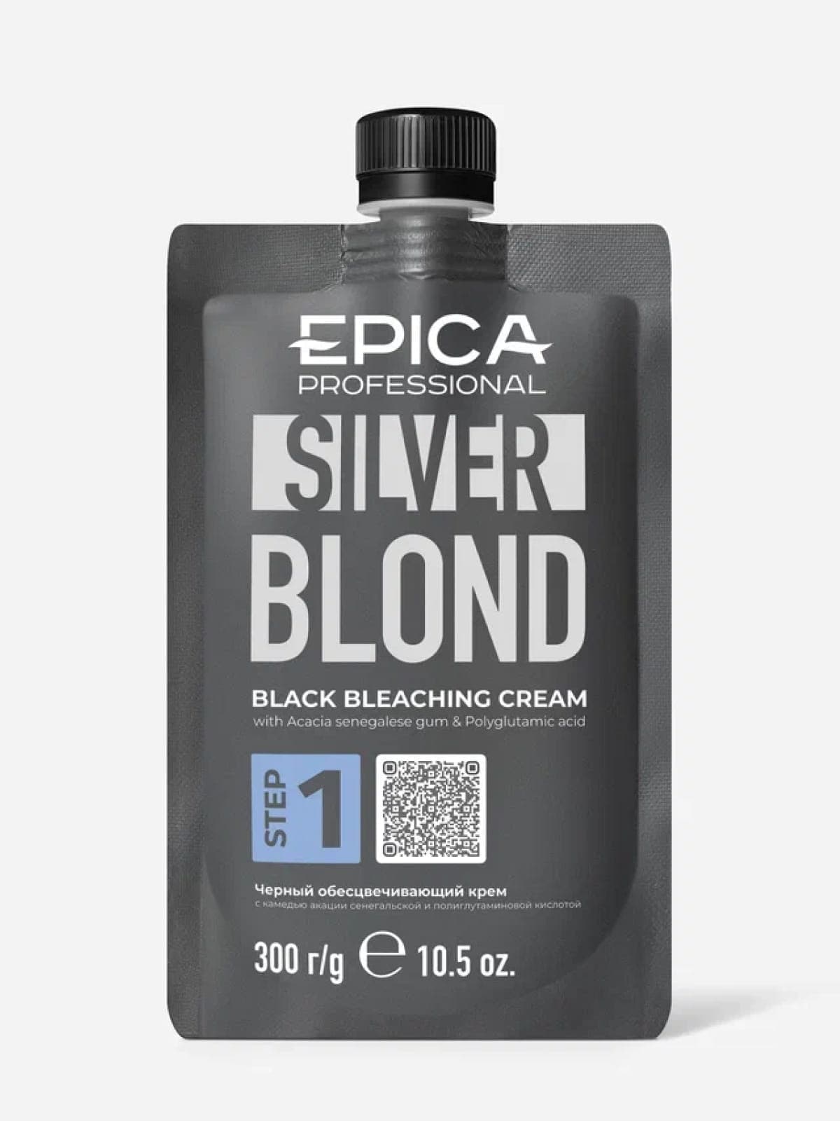 Черный обесцвечивающий крем «SILVER BLOND», 300 мл