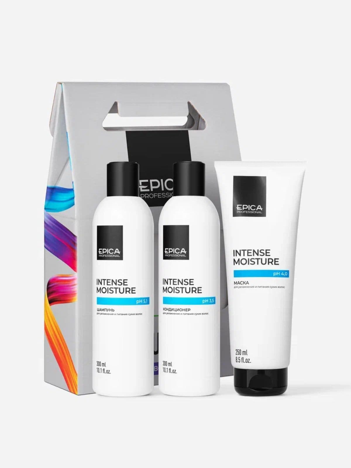 Набор Intense Moisture (шампунь 300мл+кондиционер 300мл+маска 250мл)