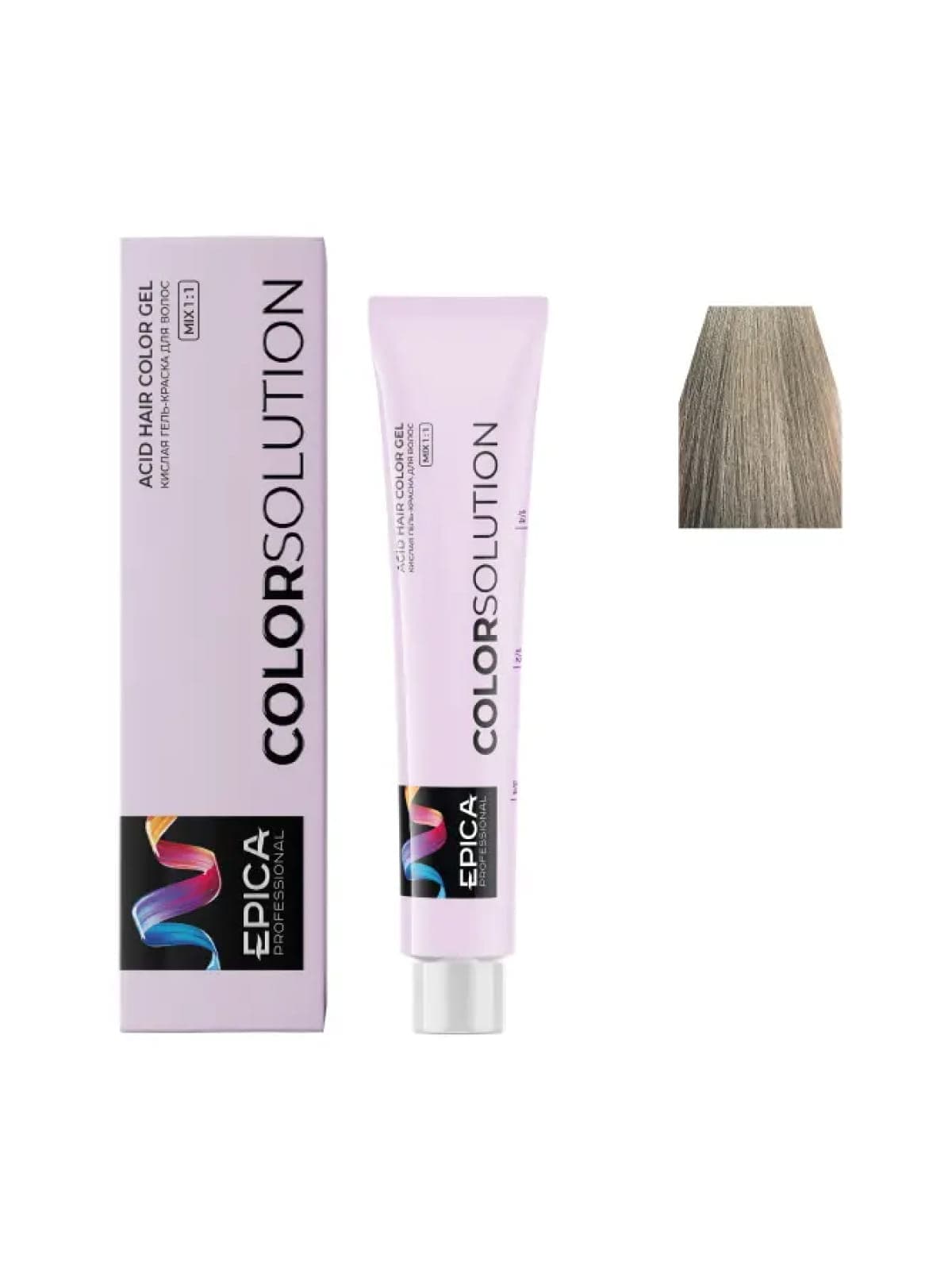 8.13 EPICA COLORSOLUTION Тонирующая кислая гель-краска светло-русый пепельно-золотистый, 100мл