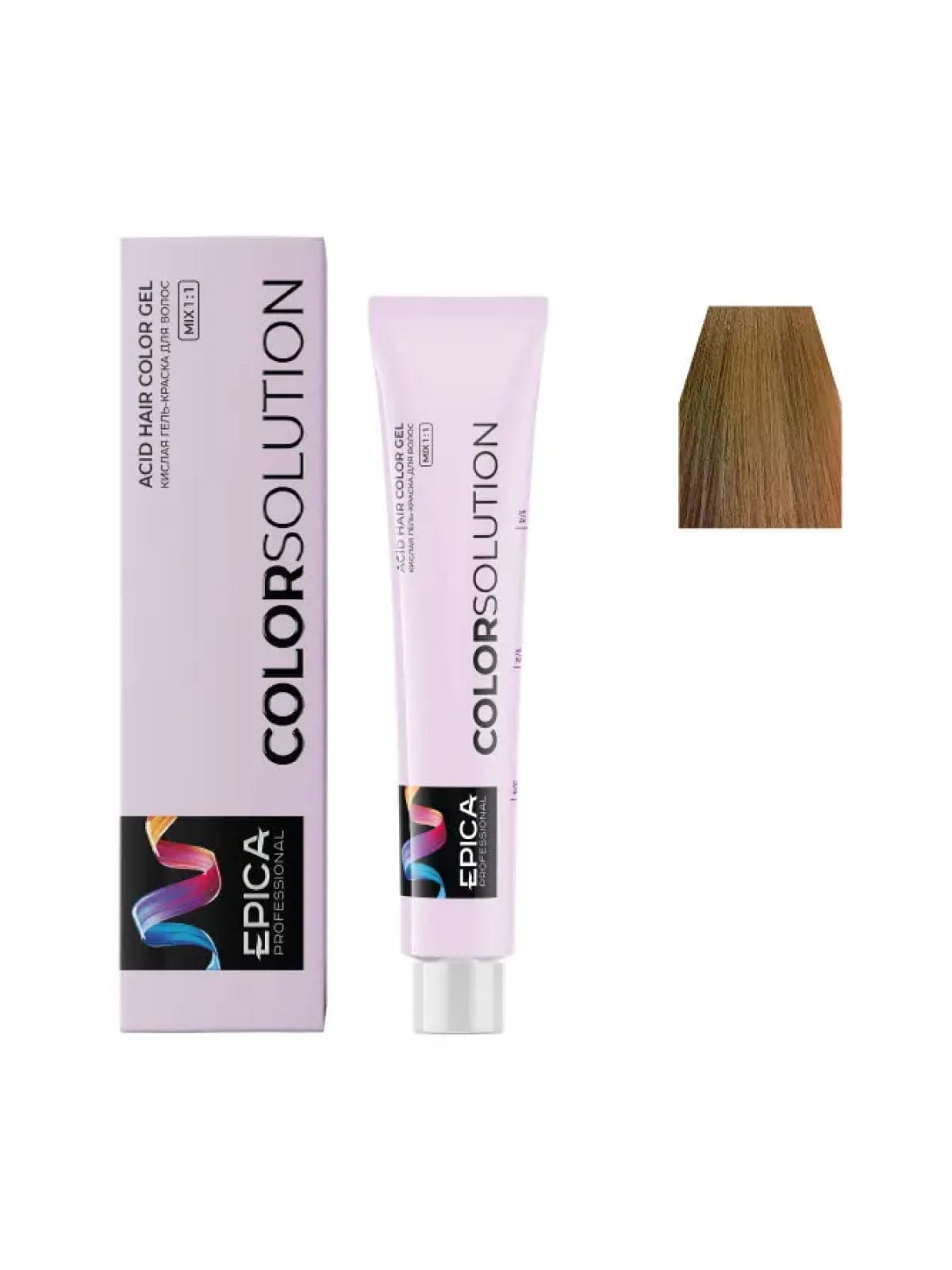 8.3 EPICA COLORSOLUTION Тонирующая кислая гель-краска светло-русый золотистый, 100мл