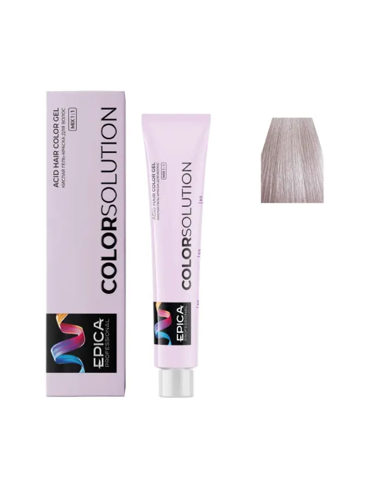9.02 EPICA COLORSOLUTION Тонирующая кислая гель-краска блондин перламутровый, 100мл