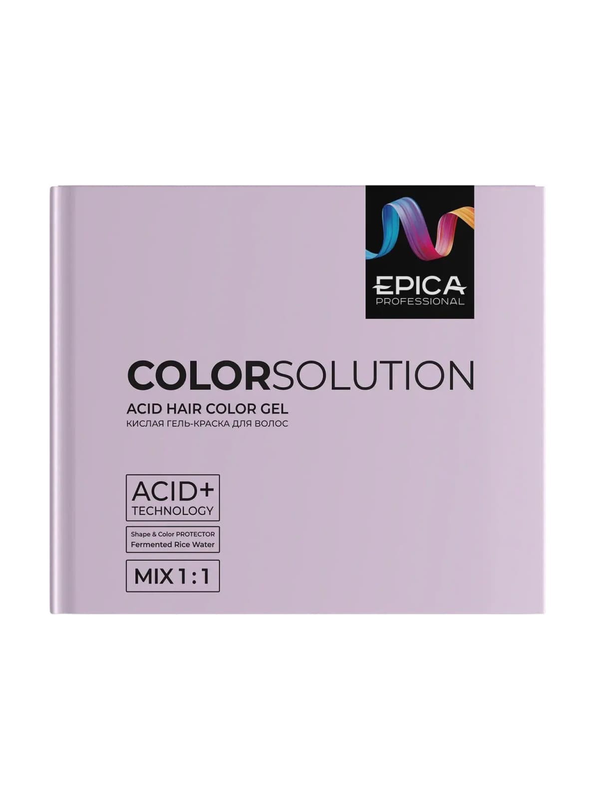 EPICA  Палитра оттенков кислой гель-краски COLORSOLUTION