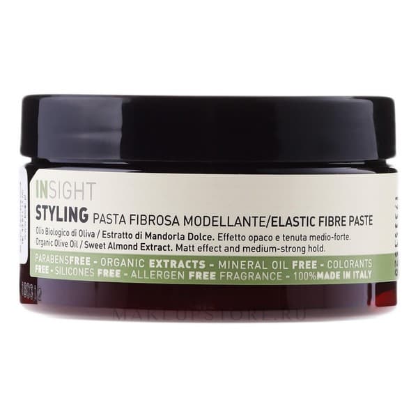 90мл Моделирующая паста средн. фиксации ELASTIC FIBRE PASTE - STYLING - Insight