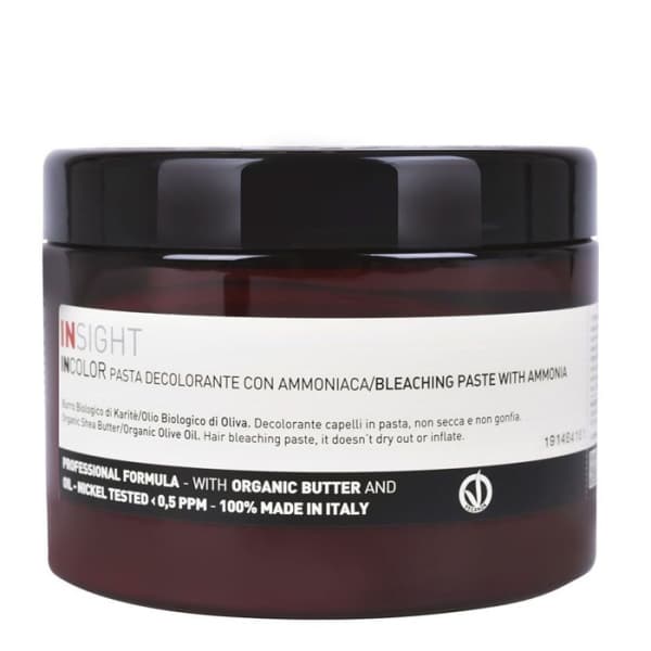 500гр Обесцвечивающая паста с маслом Ши и Оливы BLEACHING PASTE - INCOLOR - Insight