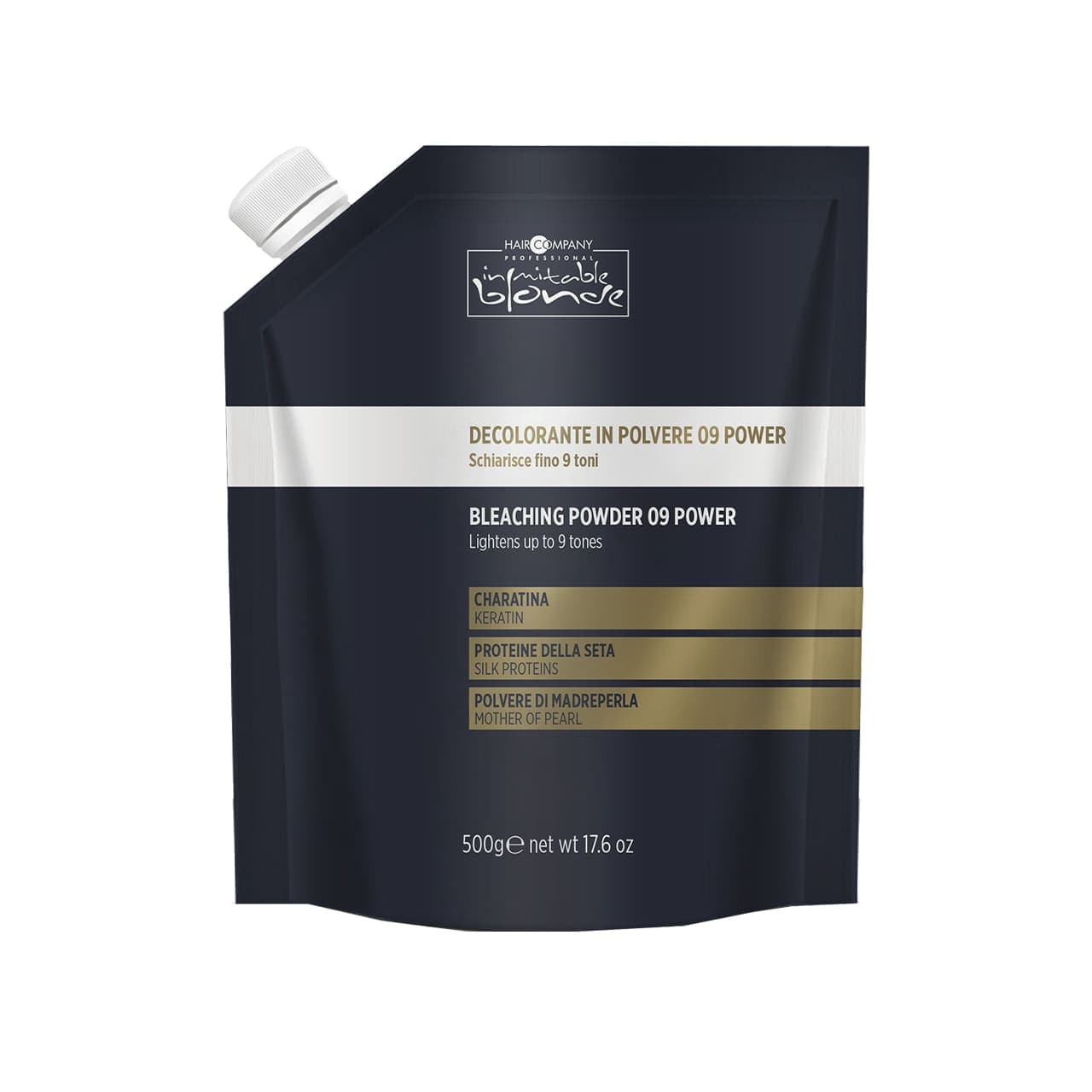 Обесцвечивающий порошок для волос "09 POWER" INIMITABLE BLONDE, 500 гр