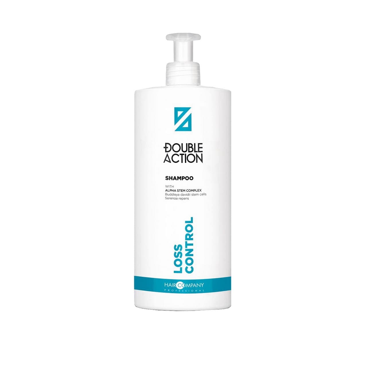 Шампунь против выпадения волос "LOSS CONTROL SHAMPOO" DOUBLE ACTION, 1 000 мл