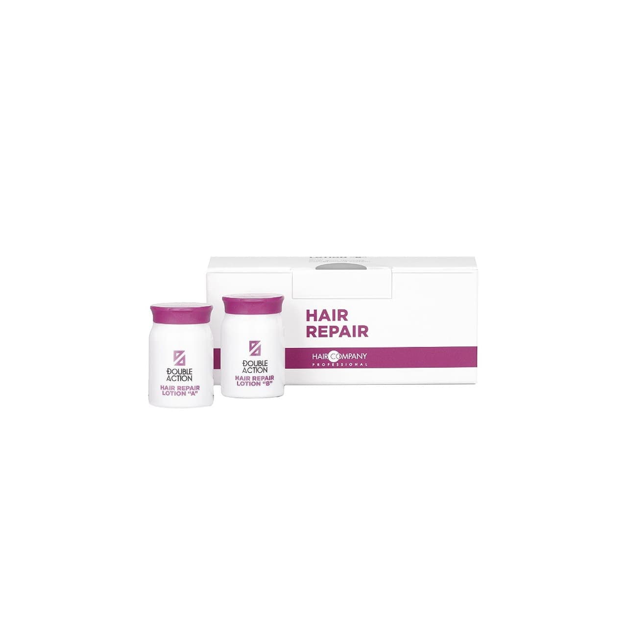 Восстанавливающий лосьон "A"+"B" "HAIR REPAIR LOTION" DOUBLE ACTION, 10 мл x 10 шт
