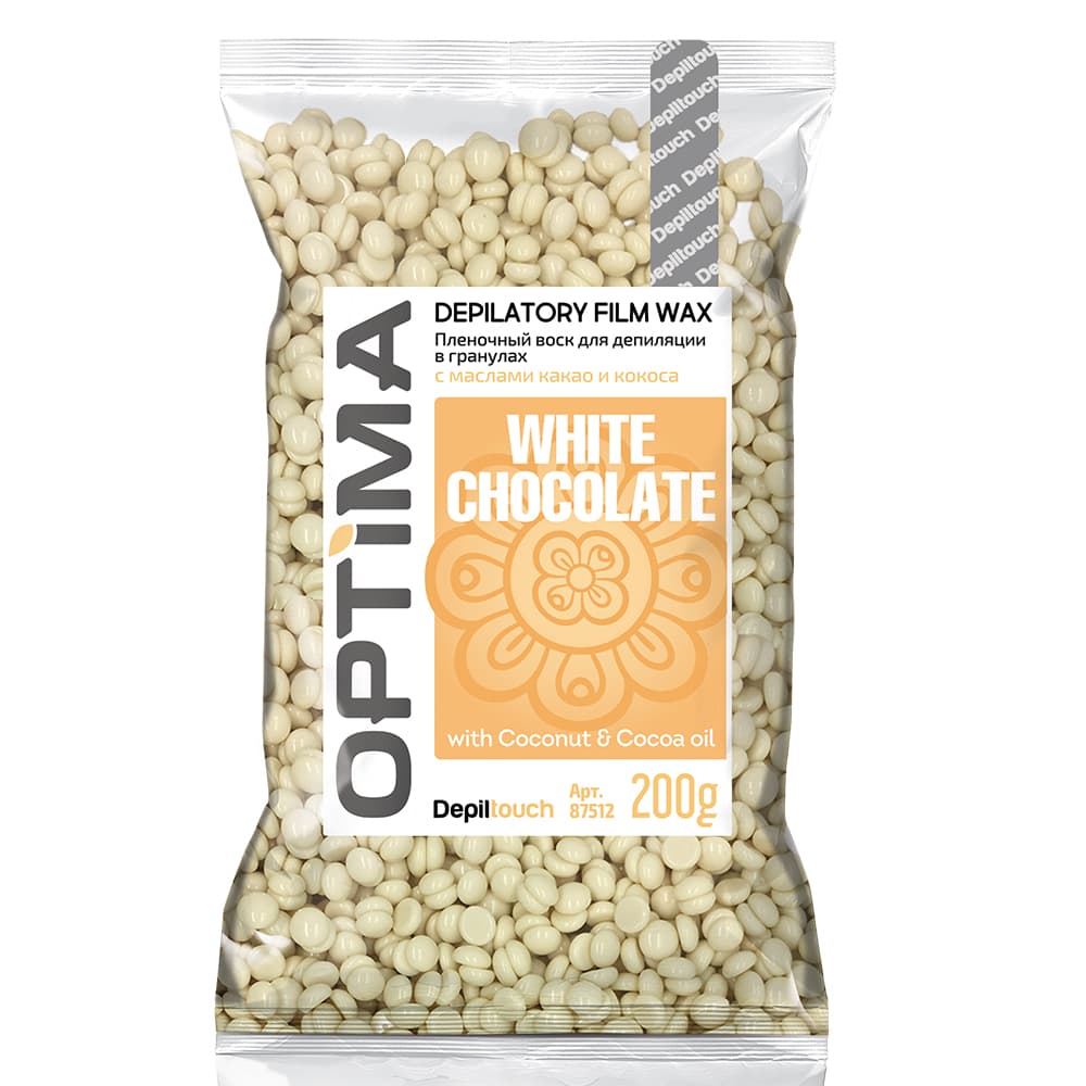 Optima «White Chocolate» - Depiltouch Пленочный воск для депиляции в гранулах, 200 г