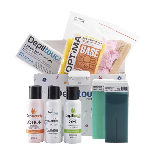 Набор - Beauty box wax depilation "Depiltouch professional" Набор для восковой депиляции в домашних