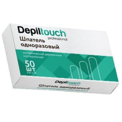Шпатель дер. нестер. 200*25 мм 50 шт. Depiltouch в коробочке - Одноразка