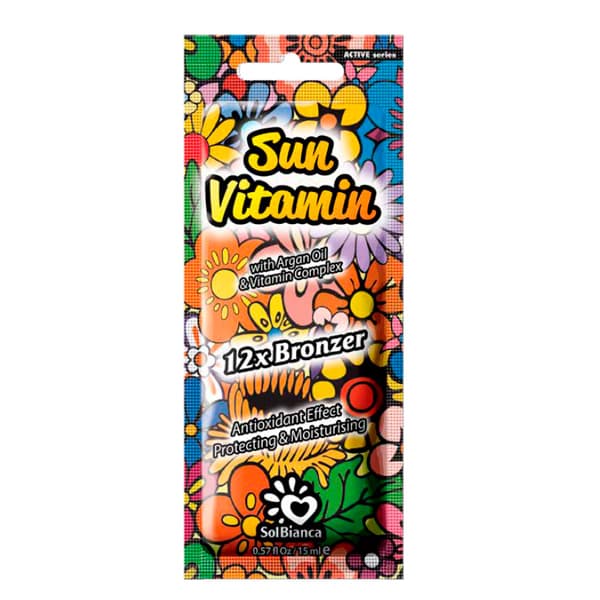 "Sun Vitamin"12* Антиоксидантное воздействие, с маслом арганы и витаминным комплексом - Solbianca - Active Collection 15мл