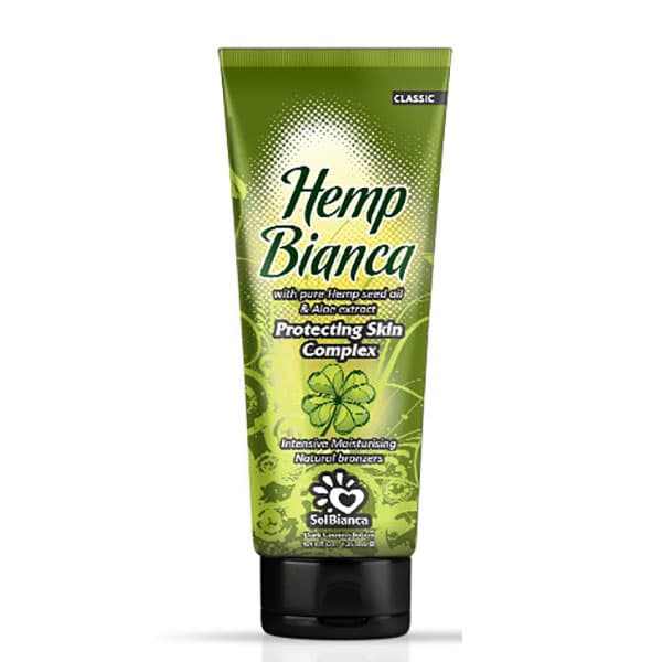 125мл "Hemp Bianca" с маслом апельсина, экстрактом алоэ и бронзаторами - Solbianca