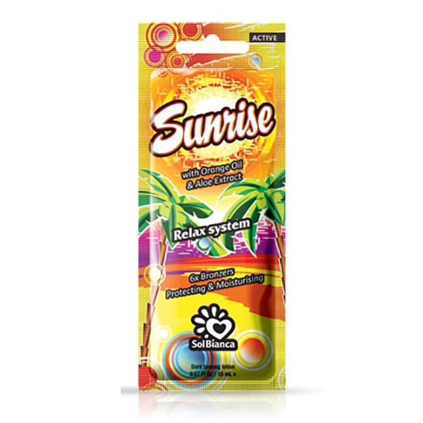 "Sunrise" 6* с маслом апельсина, экстрактом алоэ и бронзаторами - Solbianca - Active Collection 15мл