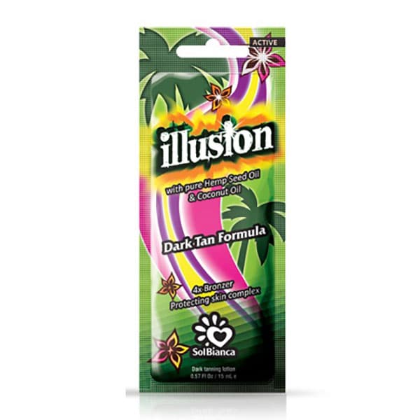 "Illusion" 4* с маслом семян конопли, маслом кокоса и бронзаторами - Solbianca - Active Collection 15мл