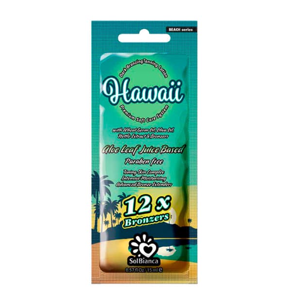 "Hawaii" 12* с маслом зародышей пшеницы, маслом оливы, экстрактом крапивы и бронзаторами