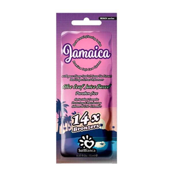 "Jamaica" 14* с маслом семян конопли, экстрактом зеленого чая, экстрактом винограда и бронзаторами