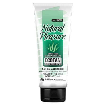 Крем д/усиления загара "Natural Pleasure" с маслом авокадо, экстр. зел. чая,ромашки и вит Е, 125 мл