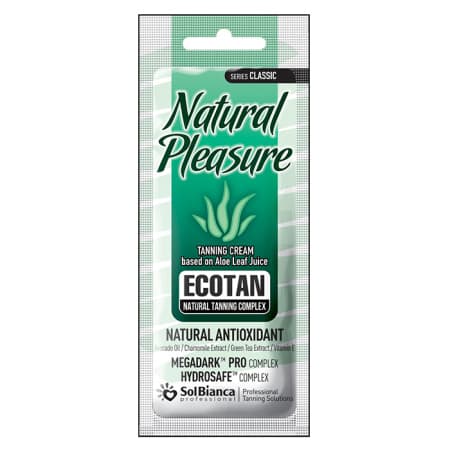 Крем для усиления загара "Natural Pleasure" с маслом авокадо, экстр. зеленого чая и вит Е, 15мл