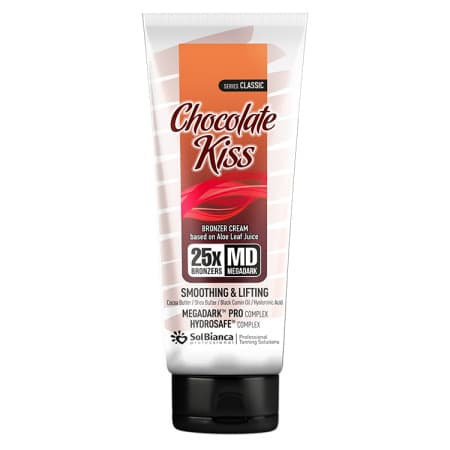 Крем-автозагар "Chocolate Kiss" 25х bronzer с маслом какао, Ши, гиалур. кис-той, 125 мл