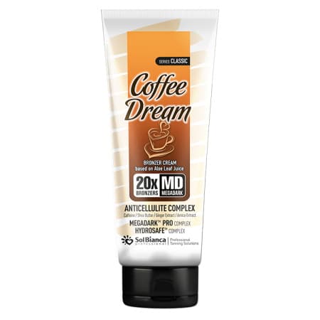 Крем-автозагар "Coffee Dream" 20х bronzer с кофеином, маслом Ши, экстр. имбиря,125 мл