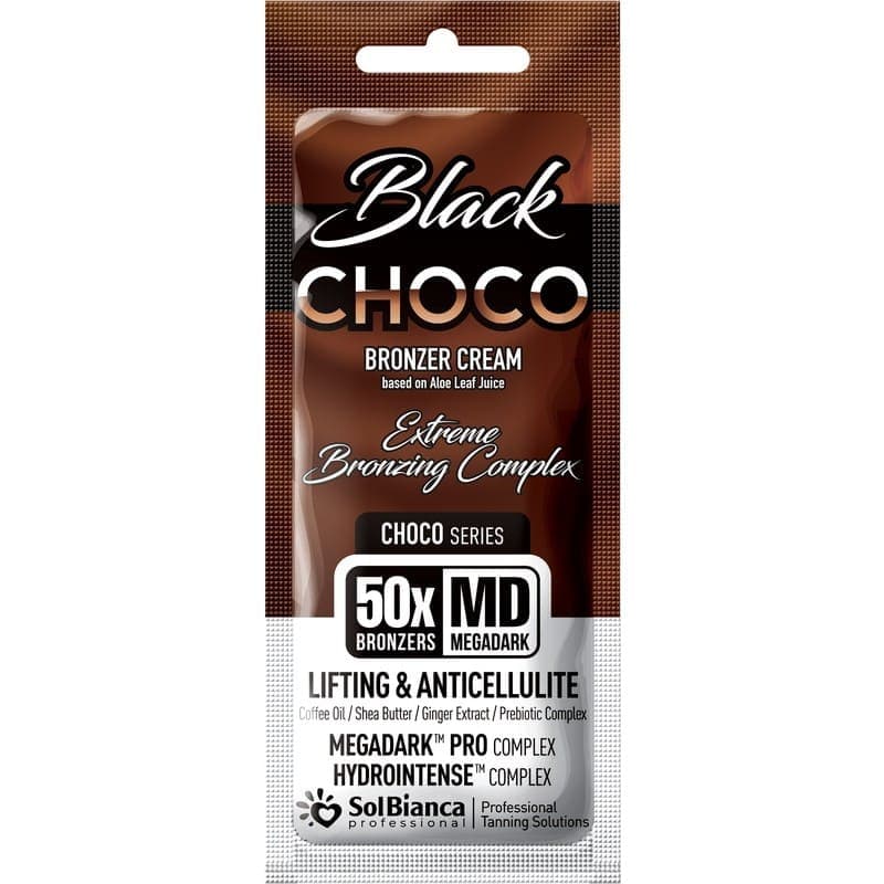 Крем-автозагар "Choco Black" 50х bronzer с маслами кофе, семян дерева ши, экстр. имбиря, 15