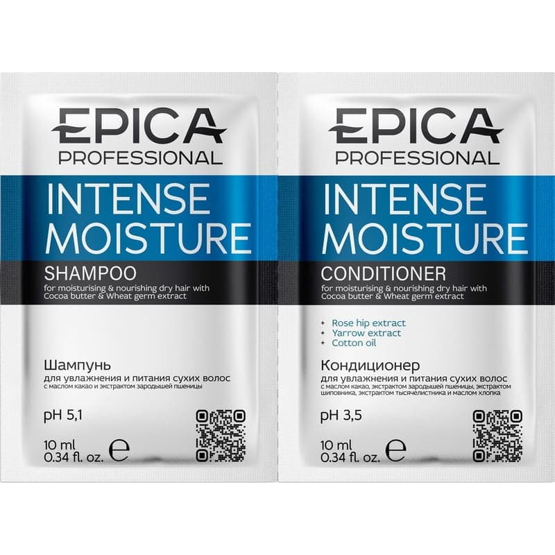 Саше Intense Moisture (Шампунь+кондиционер) 10мл.+10мл.
