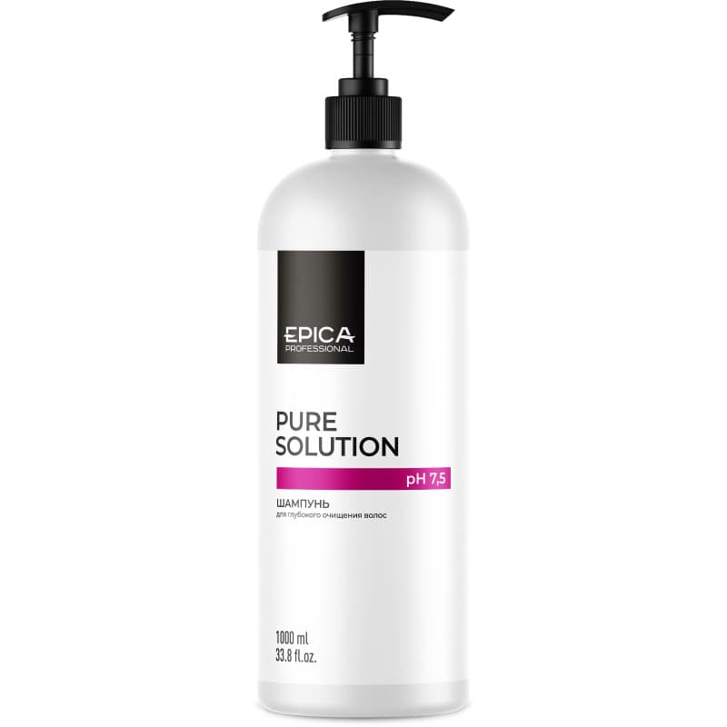 1000мл Шампунь для глубокого очищения с натуральным бетаином - Pure Solution - Epica