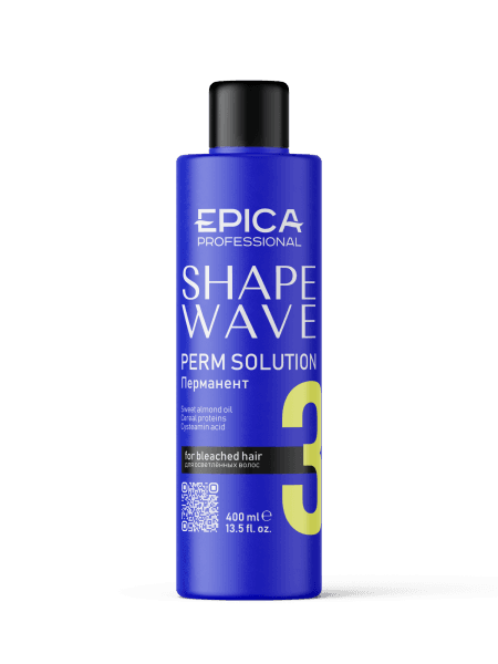 400мл Перманент 3 для осветлённых волос - Shape wave - EPICA