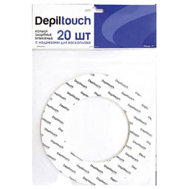 Кольцо защ.Бум. c надрезами для воскопл.20 шт.Depiltouch - Одноразка