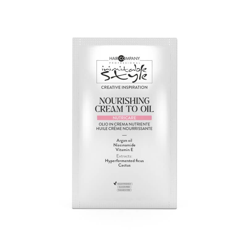 САШЕ Питательное масло-крем для волос "Nourishing Cream To Oil" INIMITABLE STYLE, 15 мл