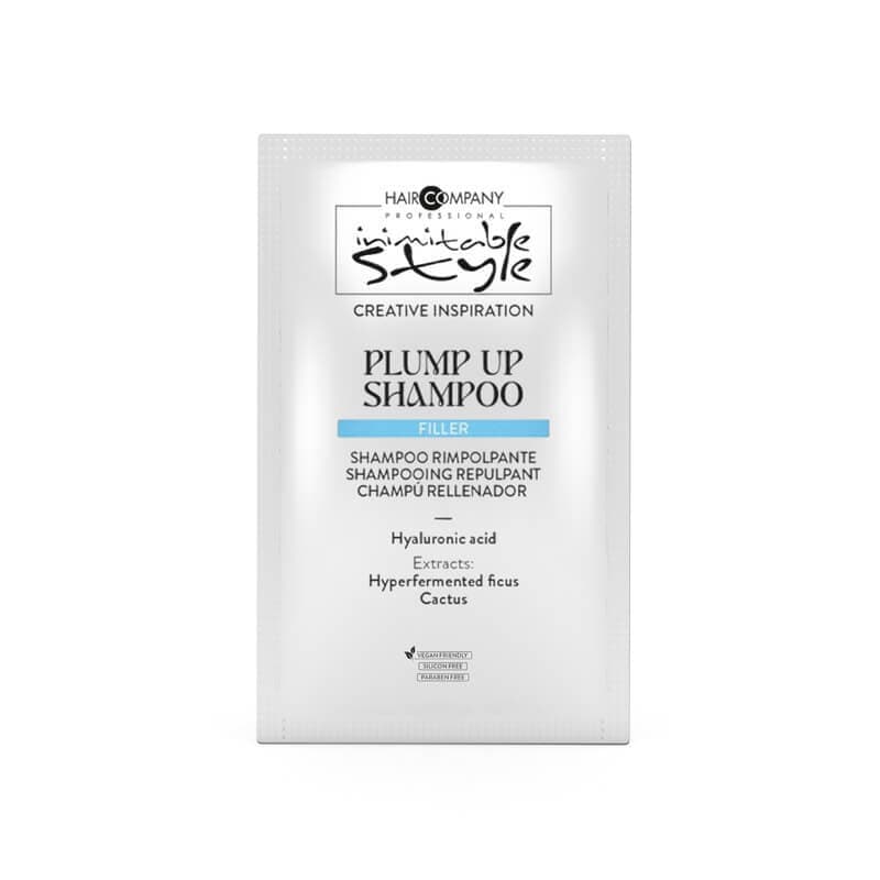 САШЕ Шампунь для увеличения объема волос "Plump Up Shampoo" INIMITABLE STYLE, 15 мл